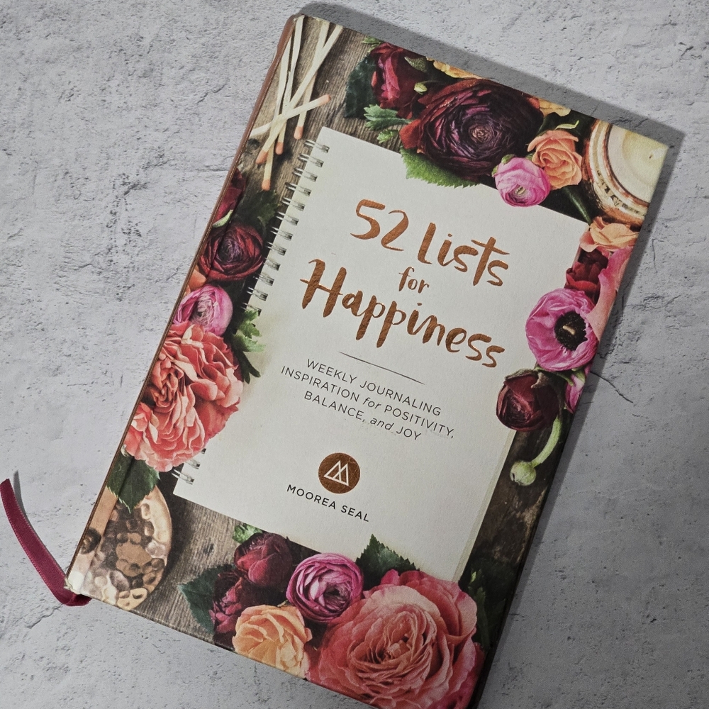 52 Lists for Happiness Journal by Moorea Seal